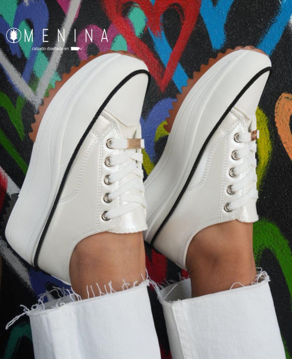 Tenis Casual Blanco MENINA MEKYLEI2BL