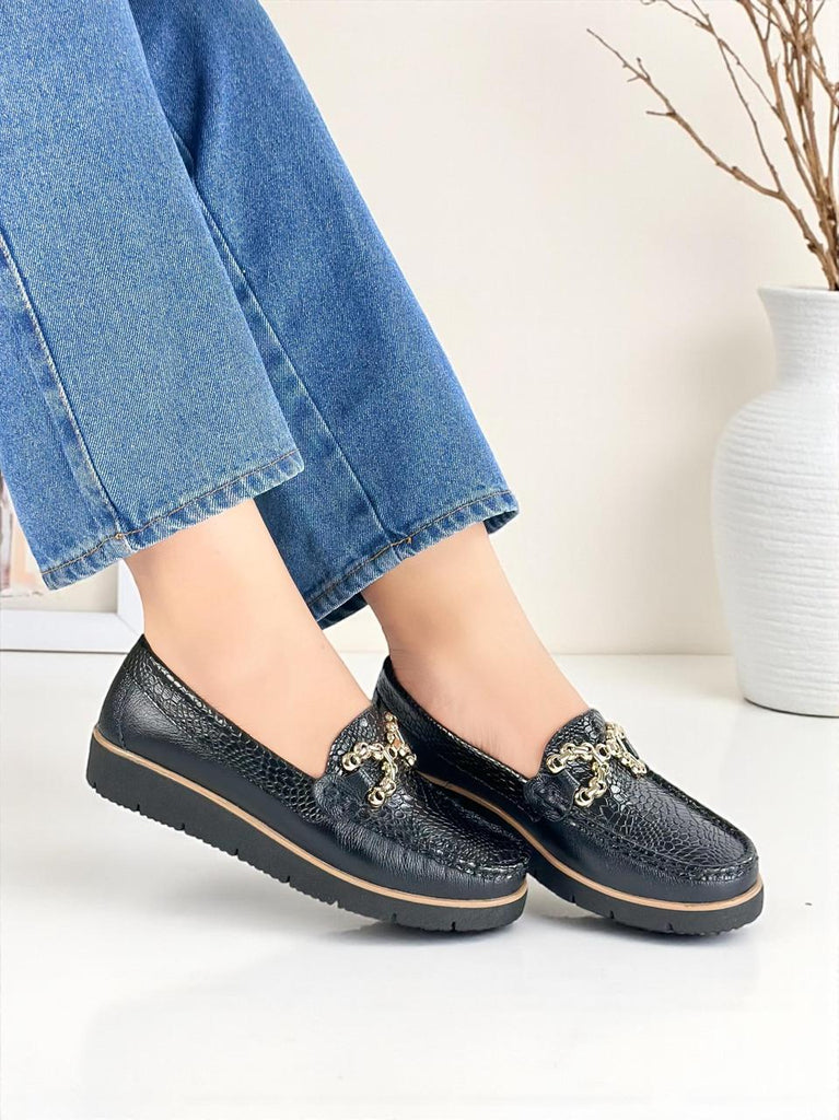 Mocasín Negro ADDIC ANDT02NE