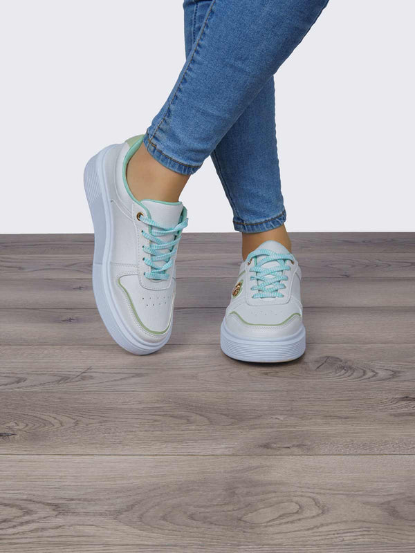 Tenis Casual Blanco ADDIC KAS2507BLVE