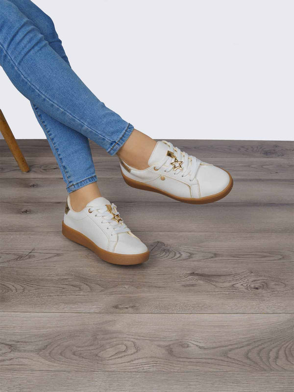 Tenis Casual Marfil ADDIC KAS2517MACH