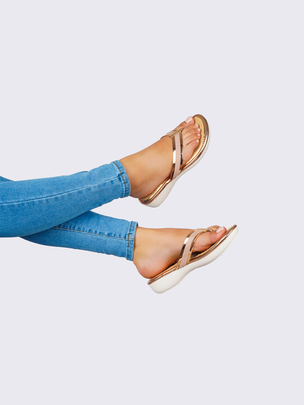 Sandalia Oro Rosa ADDIC KAT025OR