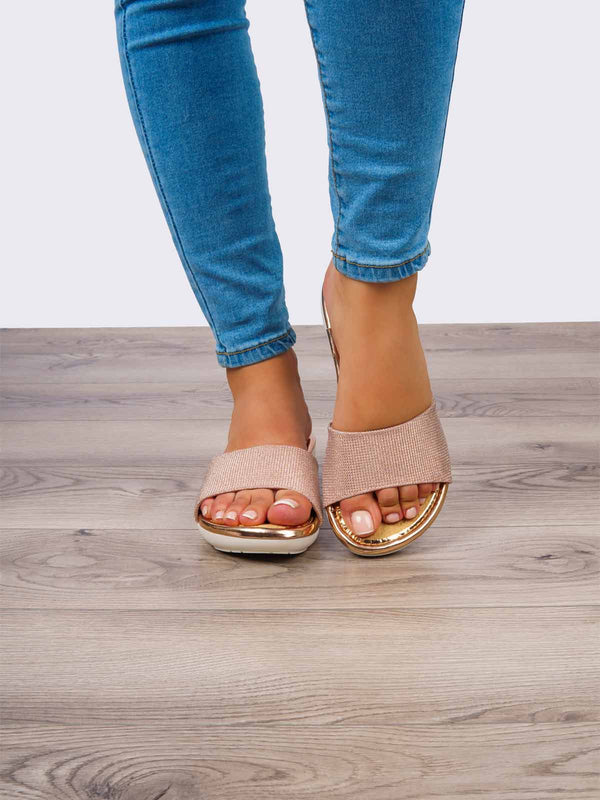 Sandalia Oro Rosa ADDIC KAT040OR