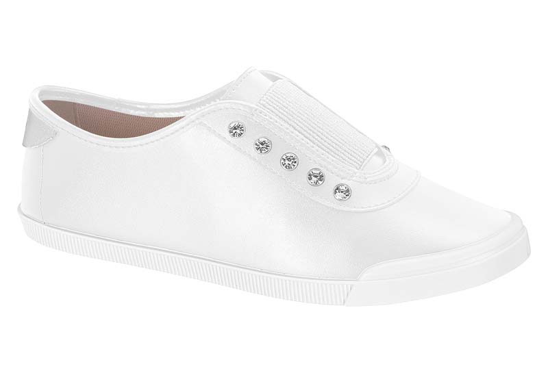 Tenis Casual Blanco Plata Moleca MA5109.794BLP