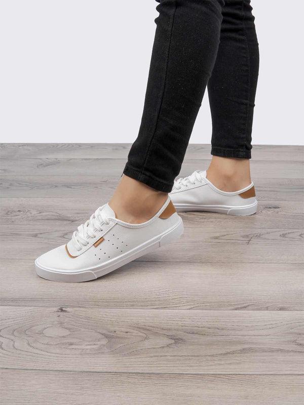 Tenis Casual Blanco Moleca MA5296.584BLCA