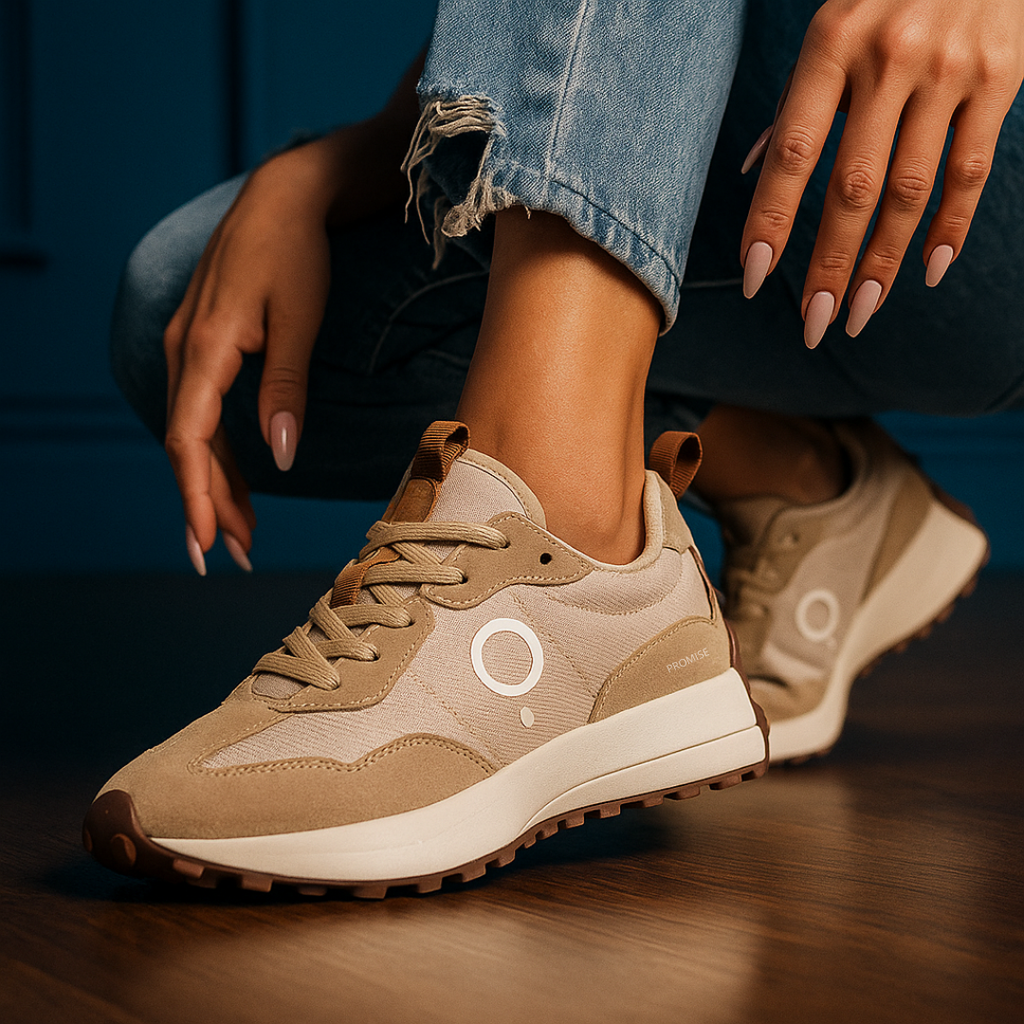 Tenis Casual Beige Promise Clio PRCLIOBE