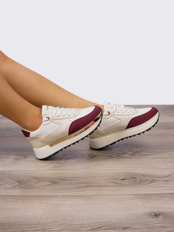 Tenis Casual Blanco Off NAARA NAR08BLVI