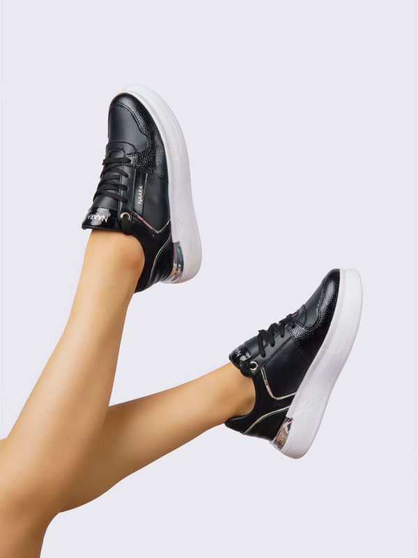Tenis Casual Negro NAARA NAR13NE