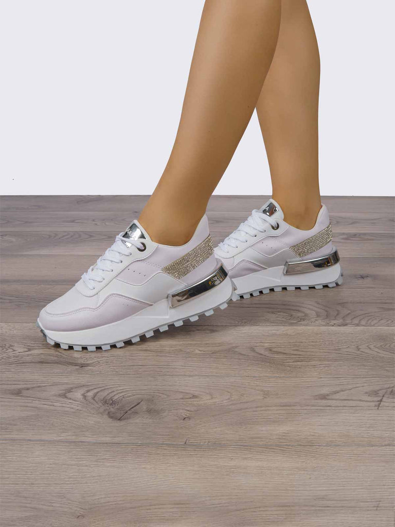 Tenis Casual Blanco NAARA NAR19BL