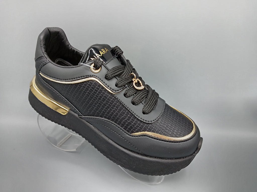 Tenis Casual Negro Suela Negra ADDIC NAR28NESNE - www.zitiocr.com