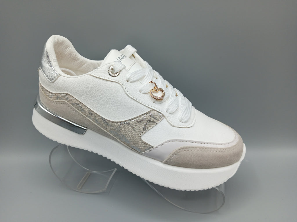 Tenis Casual Blanco Off ADDIC NAR29BLPL