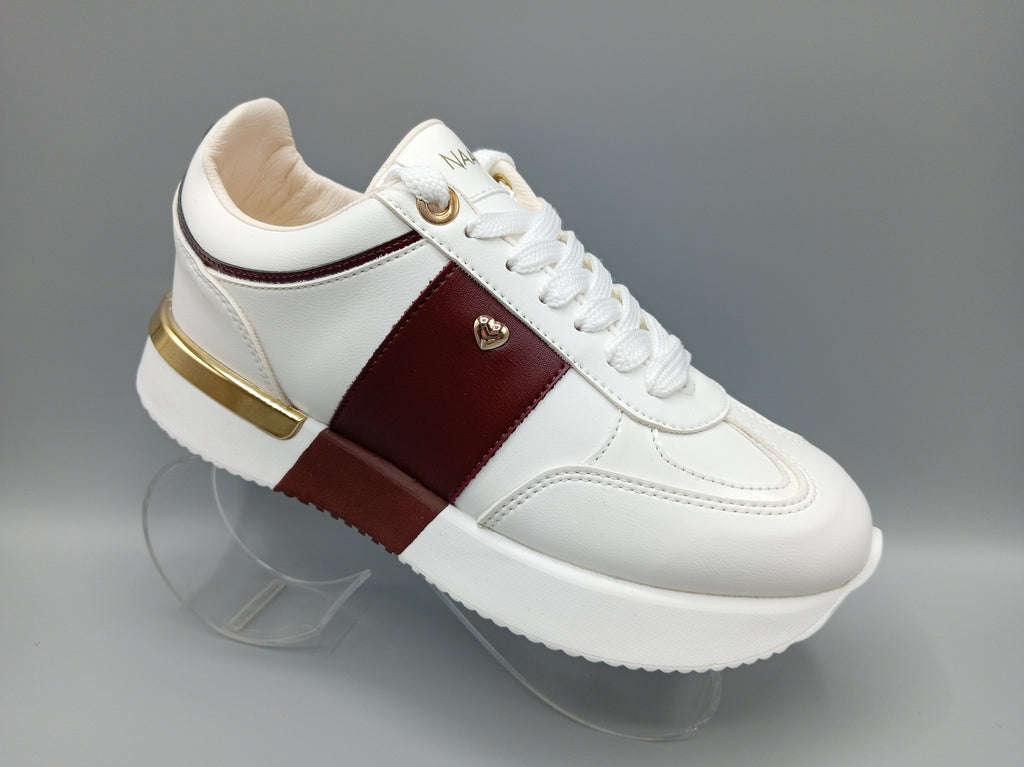 Tenis Casual Blanco Off ADDIC NAR32BLVI