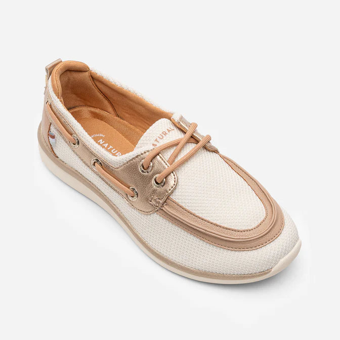 Tenis Casual Blanco Natural Benedict NABENEDICTBL