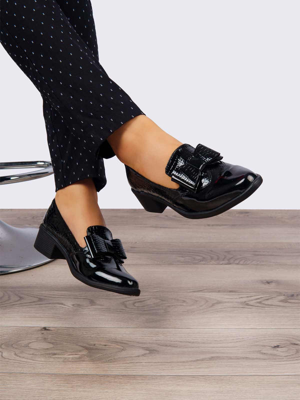 Mocasín Ejecutivo Charol Negro ADDIC NZF131CNE