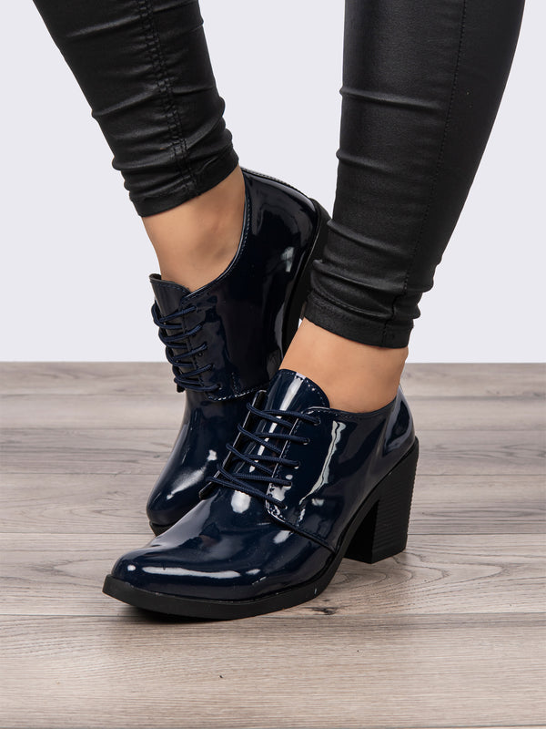 Oxford Ejecutivo Charol Azul ADDIC NZF142CAZ