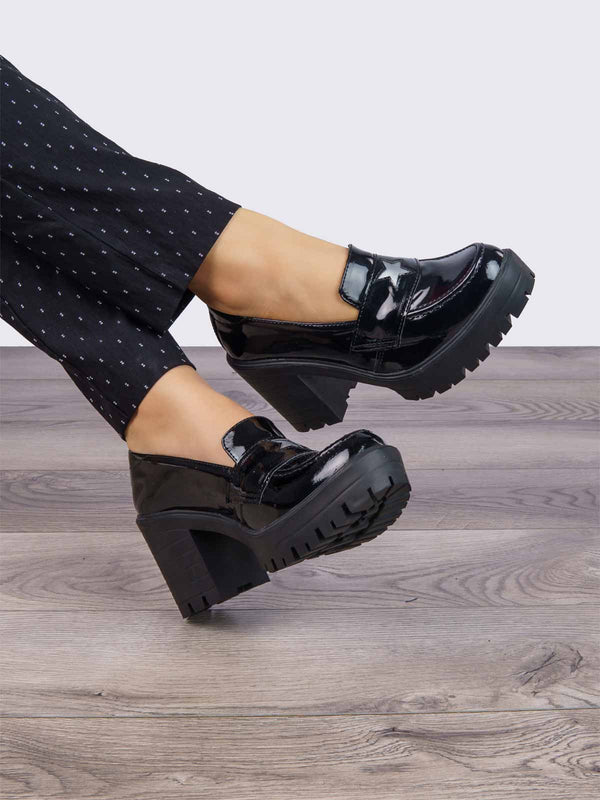 Mocasín Ejecutivo Charol Negro ADDIC NZF153CNE