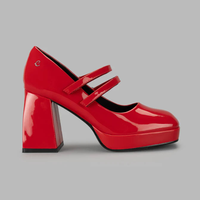 Tacón Ejecutivo Rojo Coral COOLSENRO