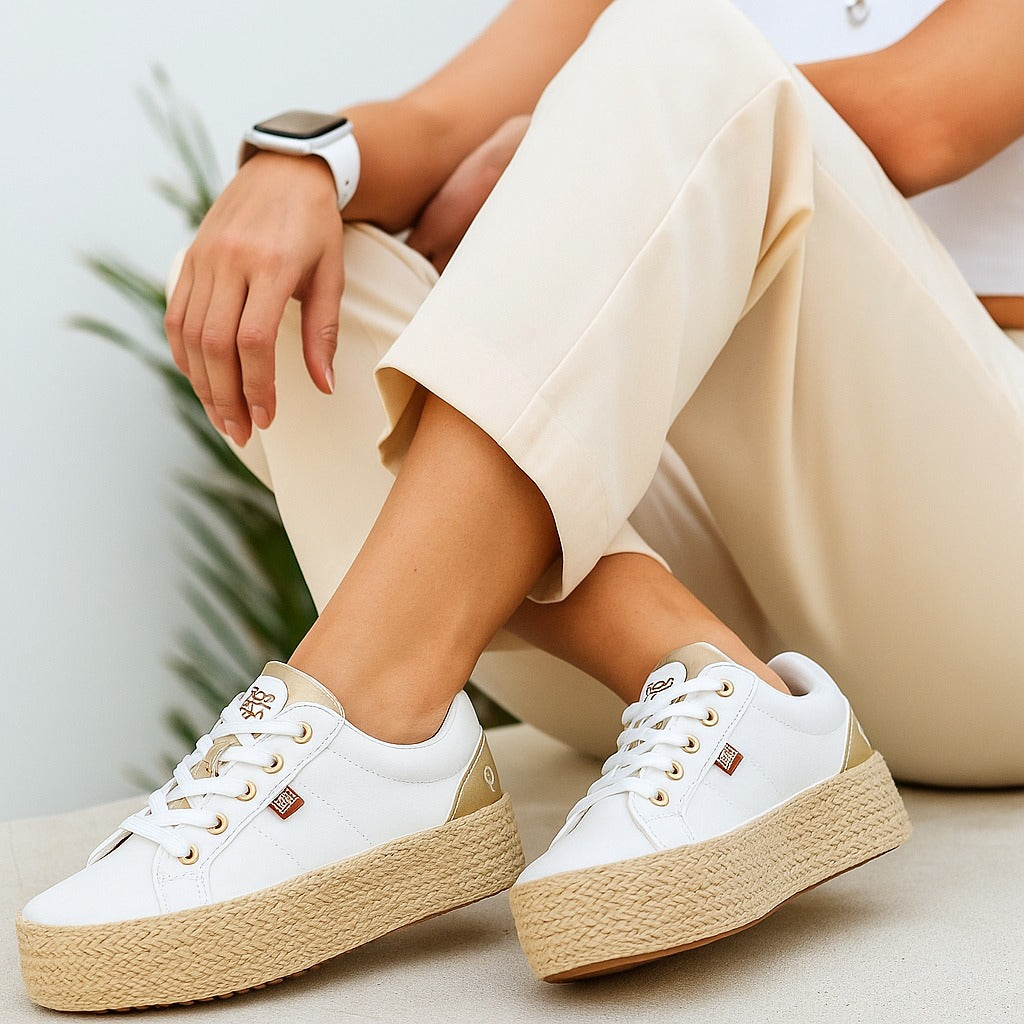 Tenis Casual Blanco Dorado Promise Apricot PRAPRICOTBLD