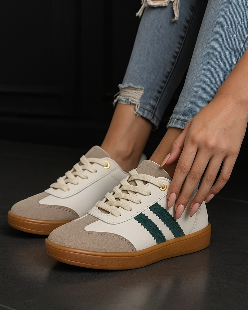 Tenis Casual Beige ADDIC KAS400BEVE