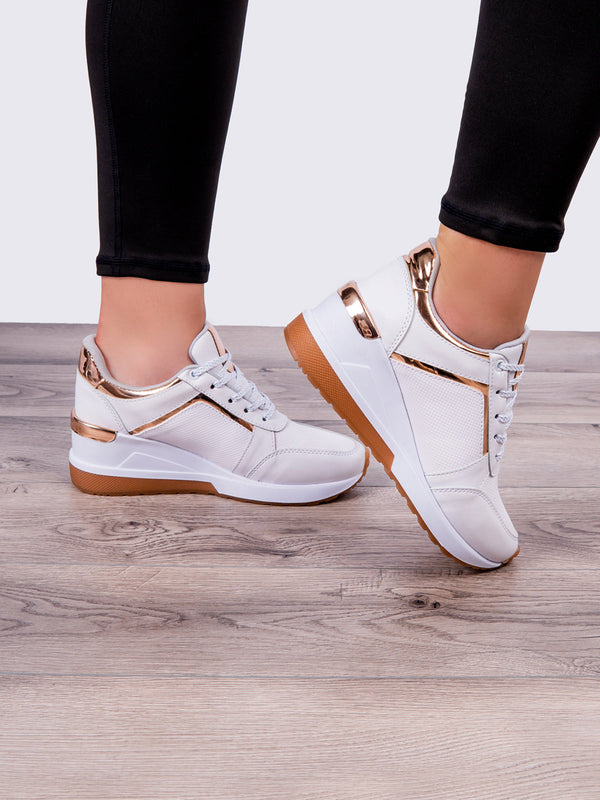 Tenis Casual Blanco ADDIC DUF9036BLOR