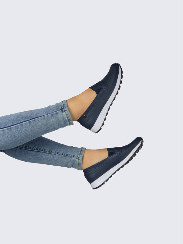 Mocasín  Azul ADDIC SAB7007AZ - www.zitiocr.com