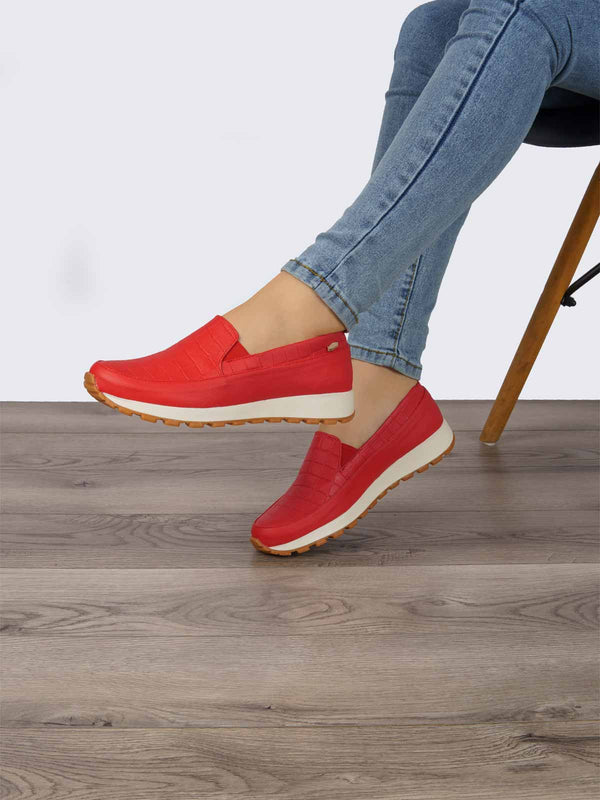 Mocasín Rojo ADDIC SAB7007RO - www.zitiocr.com
