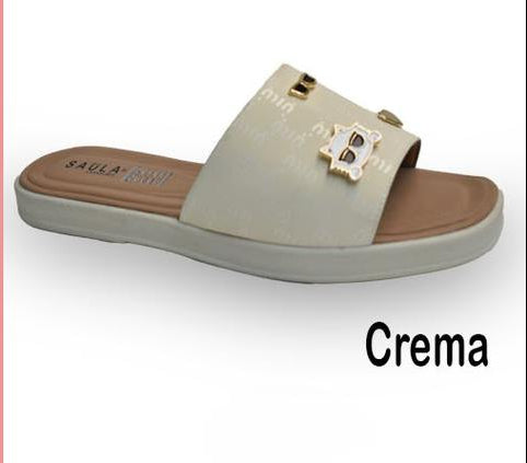 Sandalia Casual Crema Saula SAU26044CRM - www.zitiocr.com