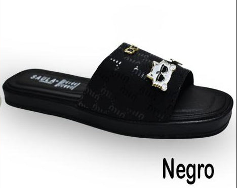 Sandalia Casual Negro Saula SAU26044NE - www.zitiocr.com