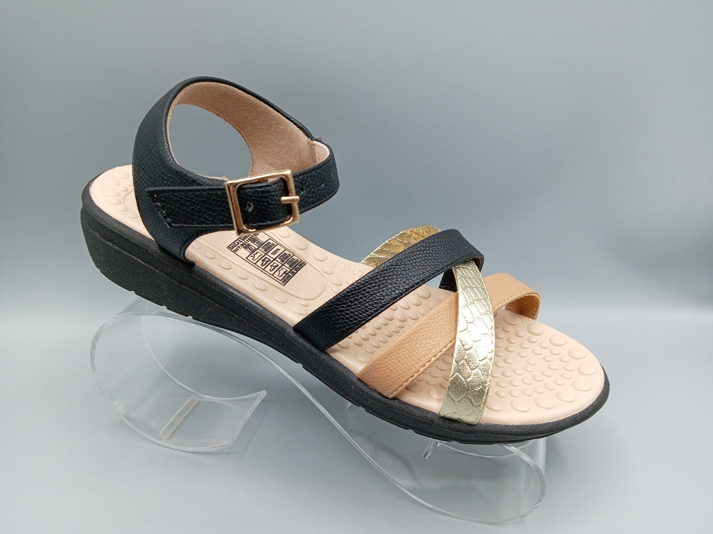 Sandalia Casual Negro Saula SAU4115NECB