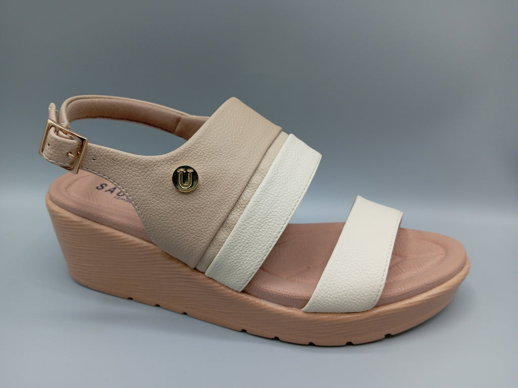 Sandalia Casual Beige Saula SAU6348BE - www.zitiocr.com