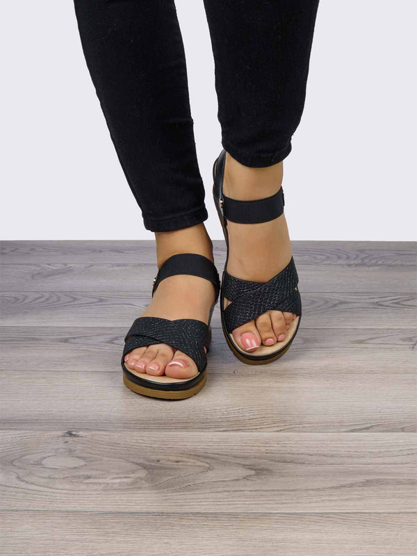 Sandalia Negro Sabata Alma 2418 SBALMA2418NE