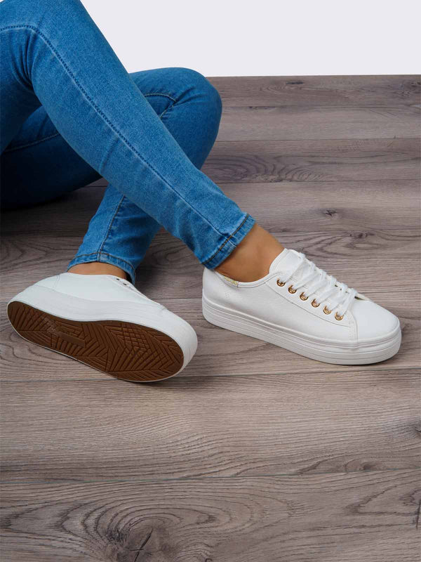 Tenis Casual Blanco Sabata SBBILLIE91BLD