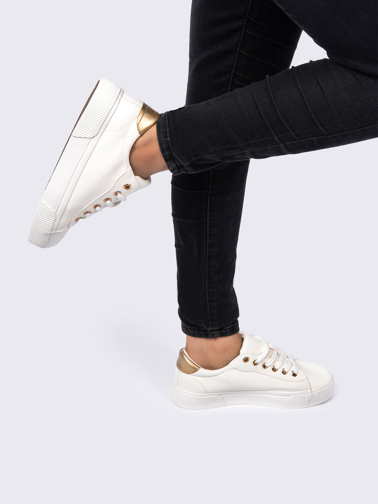 Tenis Casual Blanco Sabata SBBILLIE92BL