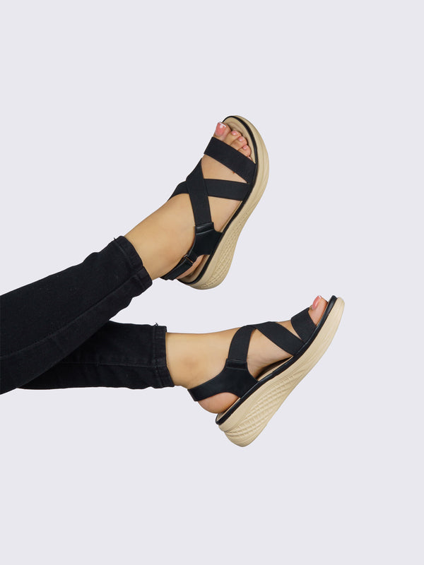 Sandalia Negro Sabata Loren 2402 SBLOREN2402NE