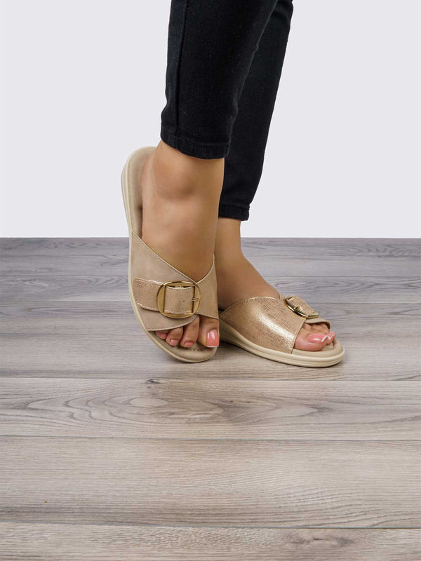 Sandalia Beige Sabata Loren 2408 SBLOREN2408BE