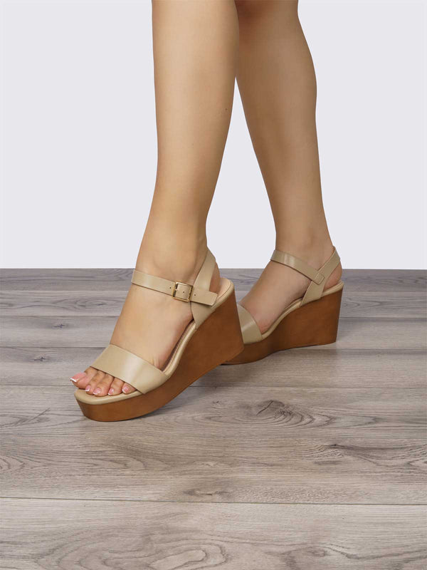 Sandalia Beige Sabata Loren 2411 SBLOREN2411BE