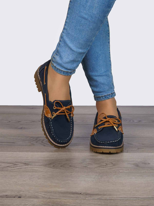 Zapato Casual Top Sider Azul Sabata 121 SBTOPAZ
