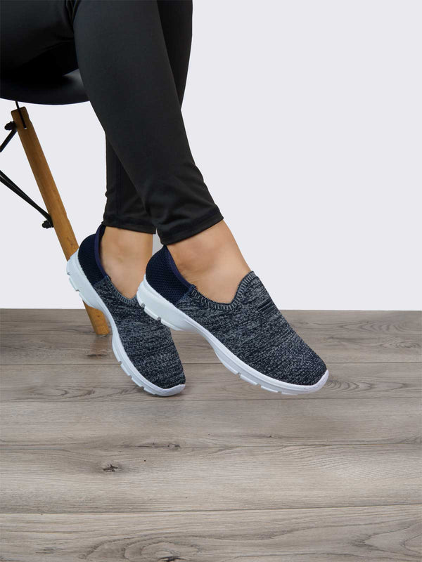 Tenis Casual Azul Jaspeado ADDIC SIN786AZ