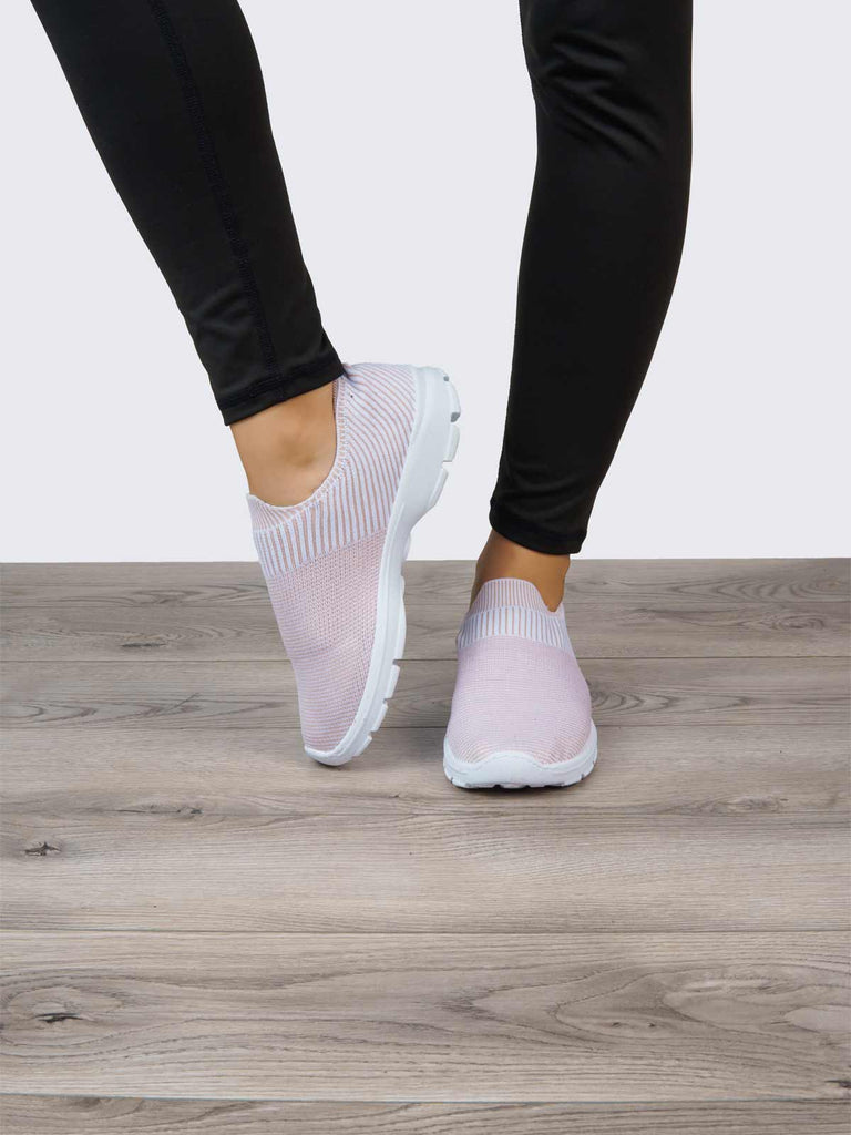 Tenis Casual Nude Rayas Blancas ADDIC SIN800NU