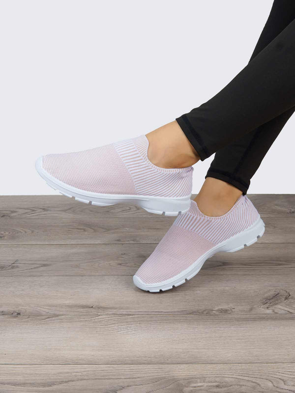 Tenis Casual Nude Rayas Blancas ADDIC SIN800NU