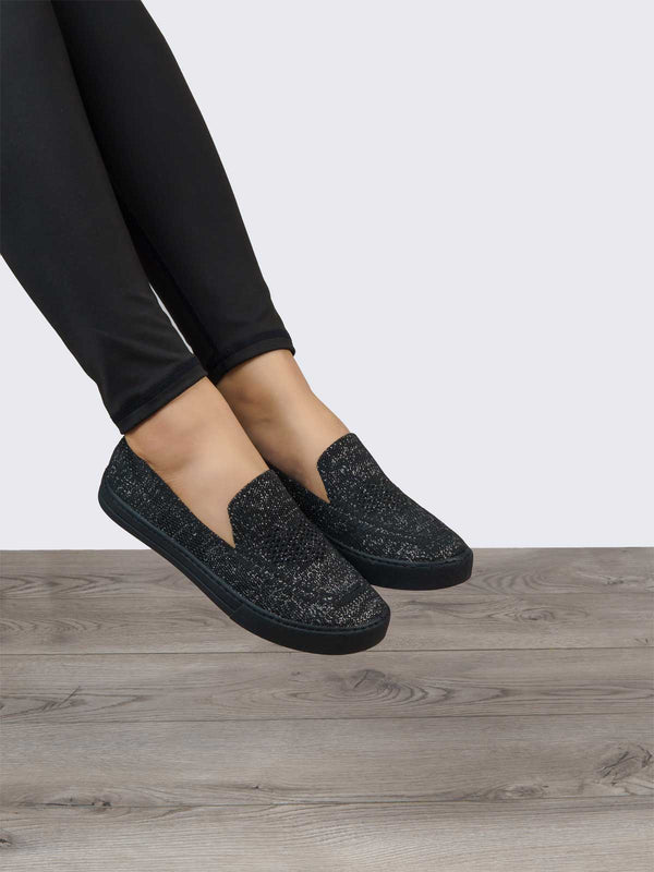 Tenis Casual Negro Brillante ADDIC SINV30NEB