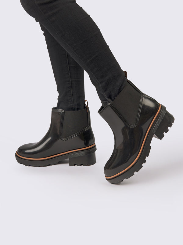 Bota de Hule Negro ADDIC  SUP01NE