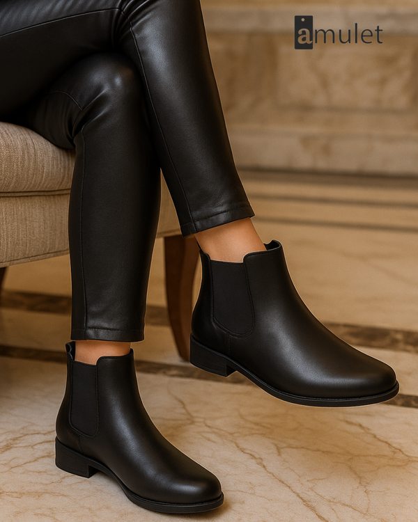 Botín Negro Amulet AMSHUCKNE - www.zitiocr.com