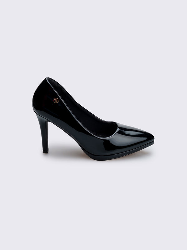 Tacón Ejecutivo Charol Negro Visius VI3483CNE