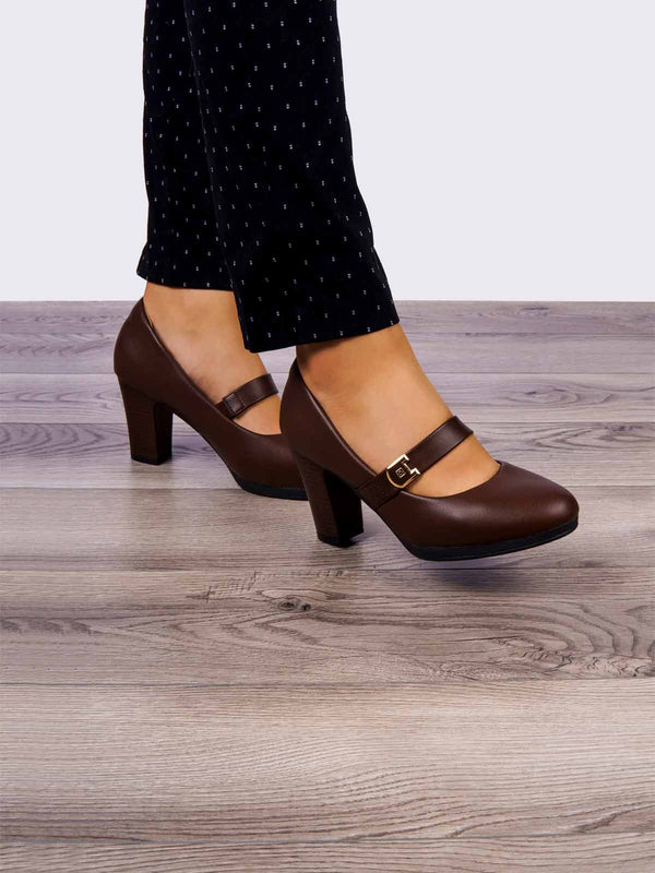 Tacón Ejecutivo Café Visius VI3486CF - www.zitiocr.com