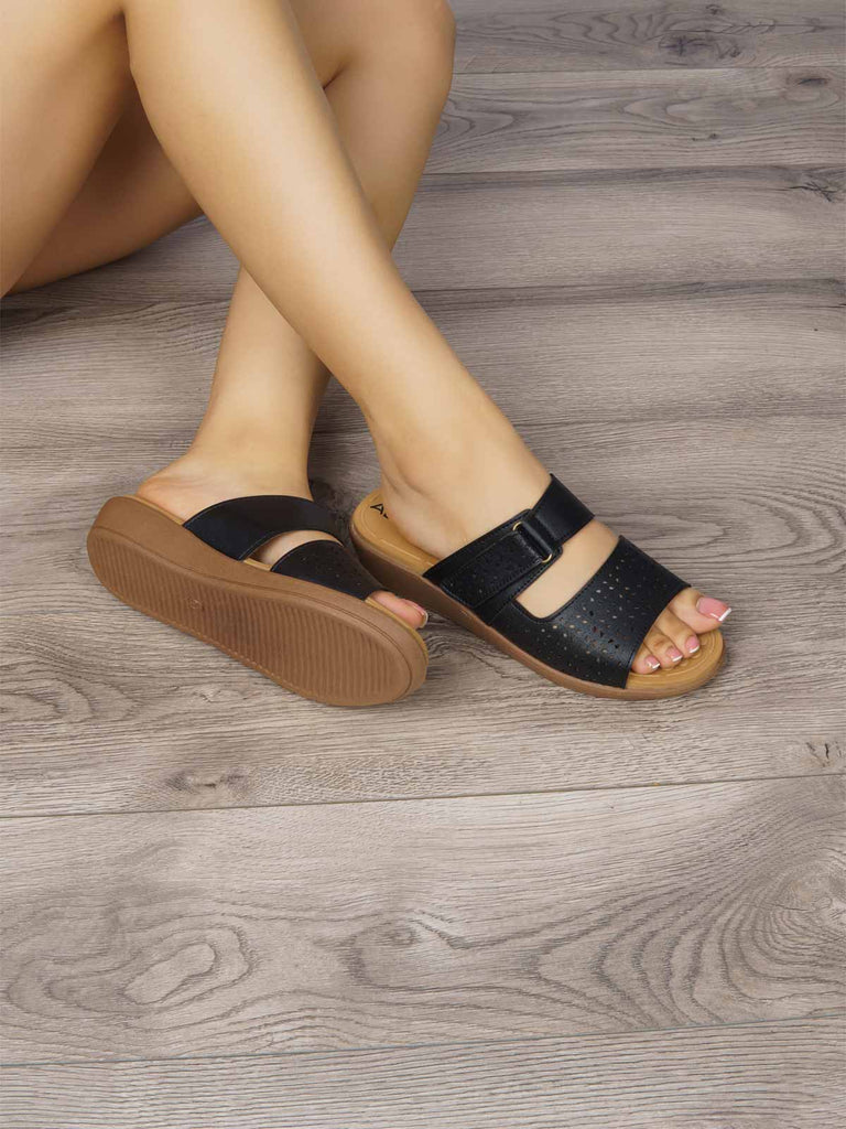 Sandalia Casual Negro ADDIC WIL3033NE