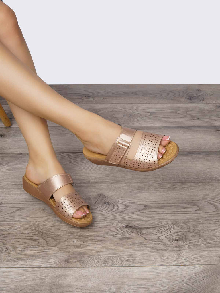 Sandalia Casual Oro Rosa ADDIC WIL3033OR