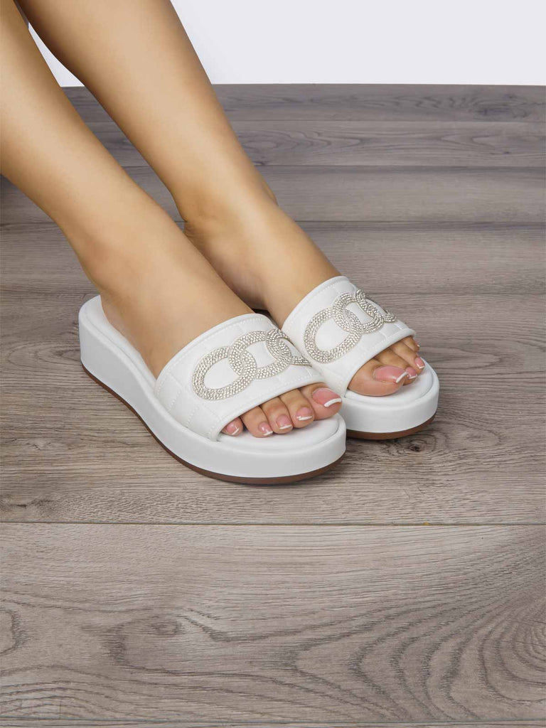 Sandalia Casual Blanco ADDIC WIL3043BL