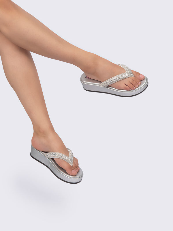 Sandalia Casual Plata  ADDIC WIL5202PL