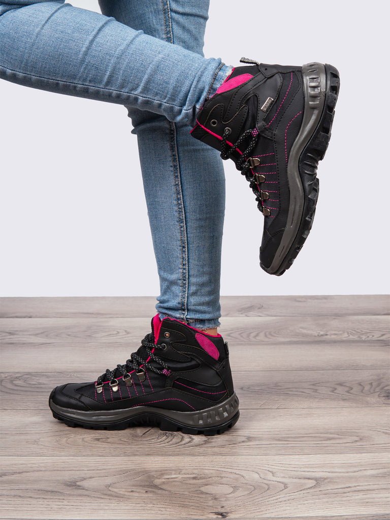 Bota Casual Mujer Negro WINNER WIN1475NE