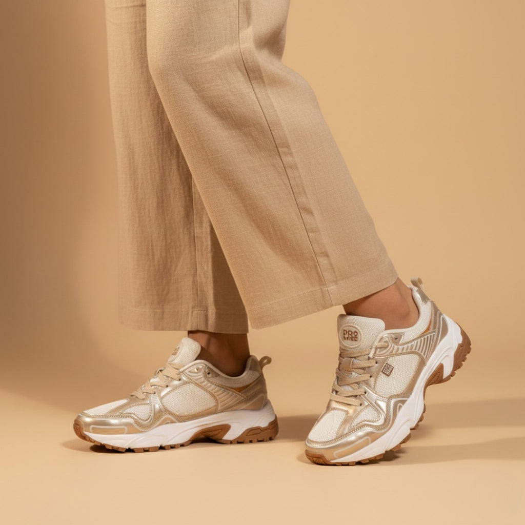 Tenis Casual Dorado Promise Supreme PRSUPREMEDO